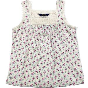 Polo Ralph Lauren Girls Printed Tank (Size: L 12-14) NWT